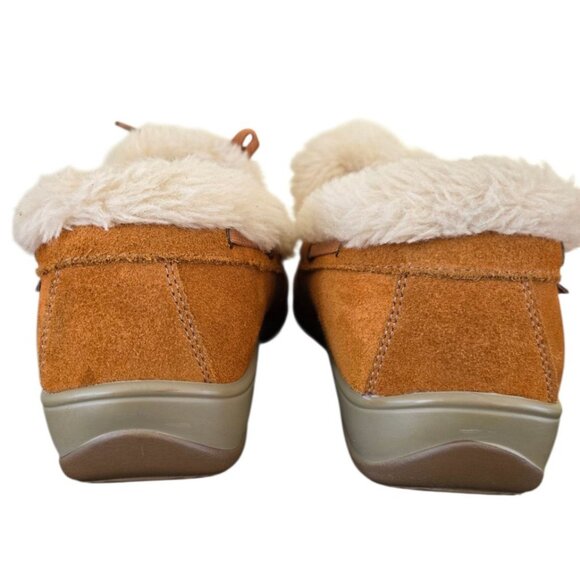 Orthofeet Women's Capri Slippers Sz 8.5 Arch Support Cushioned Faux Fur #737 - Picture 5 of 11